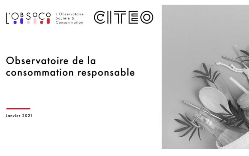 Observatoire l’ObSoCo et Citeo : Les représentations et les pratiques des Français face à la consommation responsable