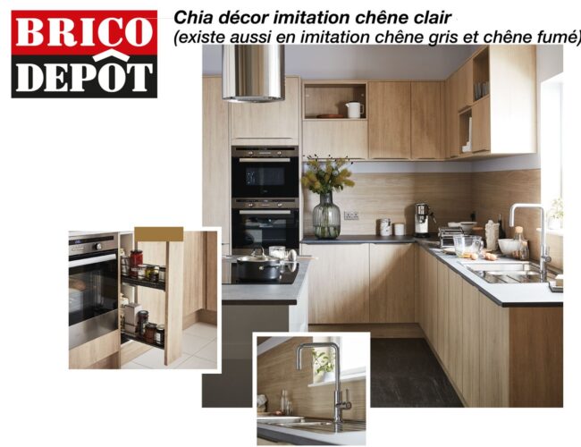 Brico Dépôt propose sa nouvelle gamme de cuisine 2021