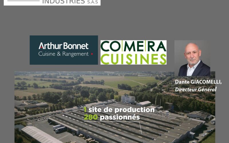 CUISINES DESIGN INDUSTRIES et ses marques ARTHUR BONNET et COMERA CUISINES, préserve et consolide sa position