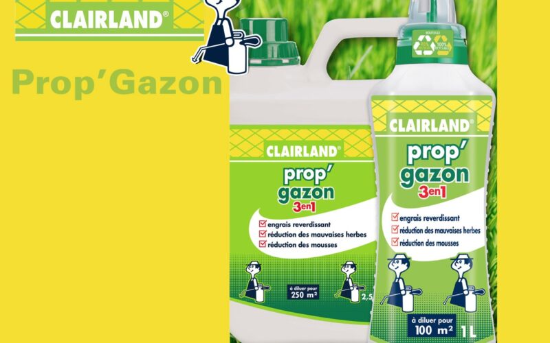 Clairland : zoom sur Prop’Gazon, l’engrais 3 en 1 pour un gazon propre !