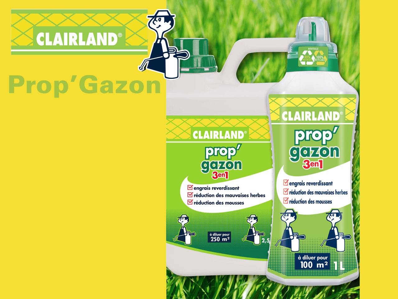 Clairland : zoom sur Prop’Gazon, l’engrais 3 en 1 pour un gazon propre !