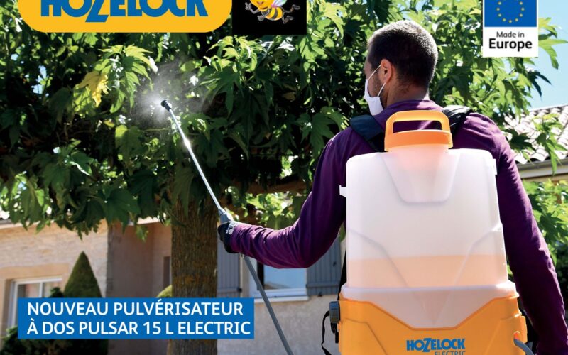 HOZELOCK propose un nouveau pulvérisateur à dos, le Pulsar 15 L Electric