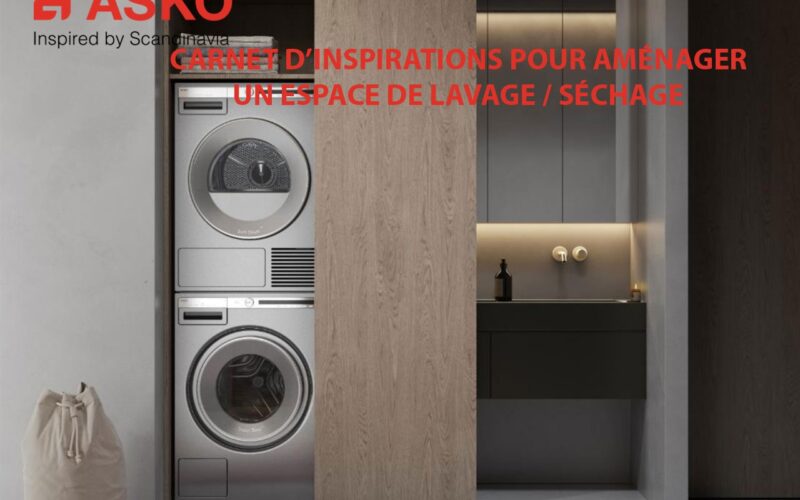 ASKO revisite tous les aménagements d’espaces de lavage/séchage