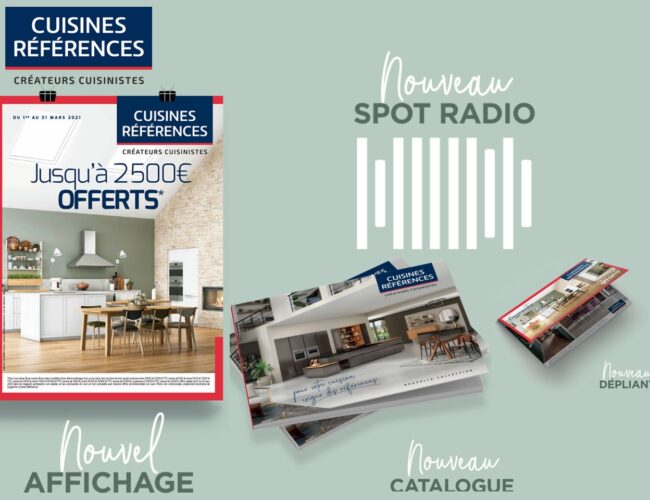 Cuisines Références : un nouveau catalogue et une toute nouvelle campagne publicitaire