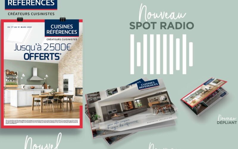 Cuisines Références : un nouveau catalogue et une toute nouvelle campagne publicitaire