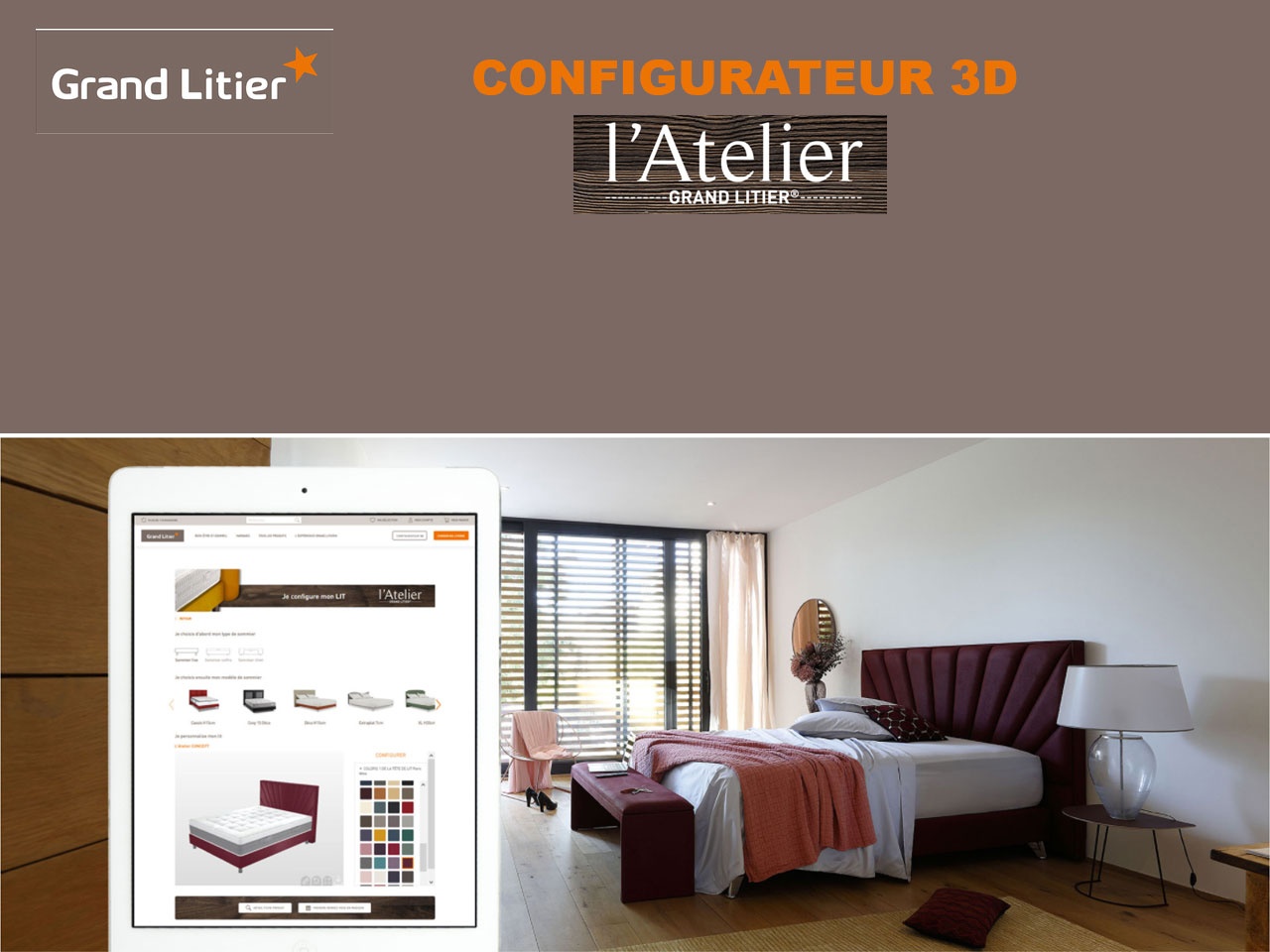Grand Litier met en ligne son configurateur 3D: L’Atelier
