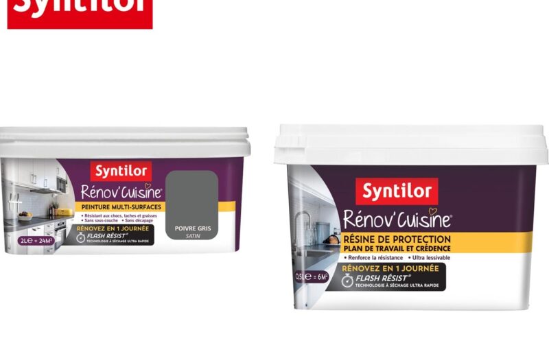 Syntilor a créé la peinture Rénov’Cuisine ® pour donner une seconde vie à la cuisine