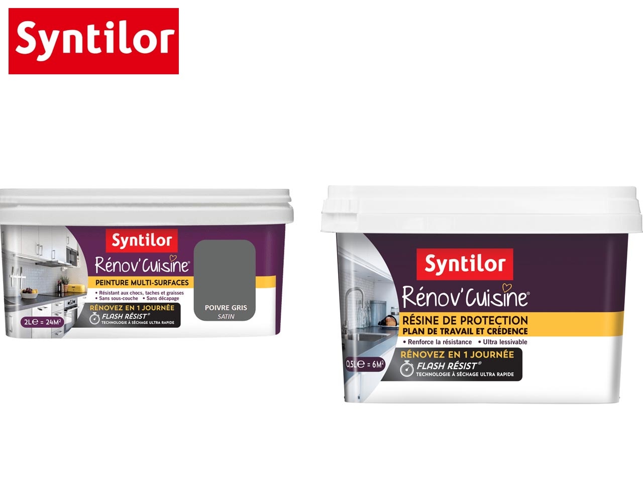 Syntilor a créé la peinture Rénov’Cuisine ® pour donner une seconde vie à la cuisine