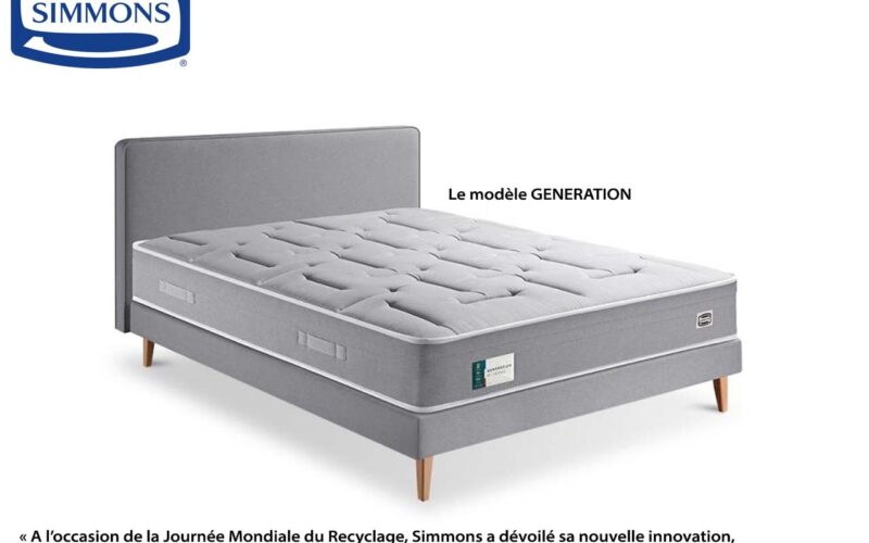 Simmons dévoile sa nouvelle innovation, l’ensemble « Génération » !