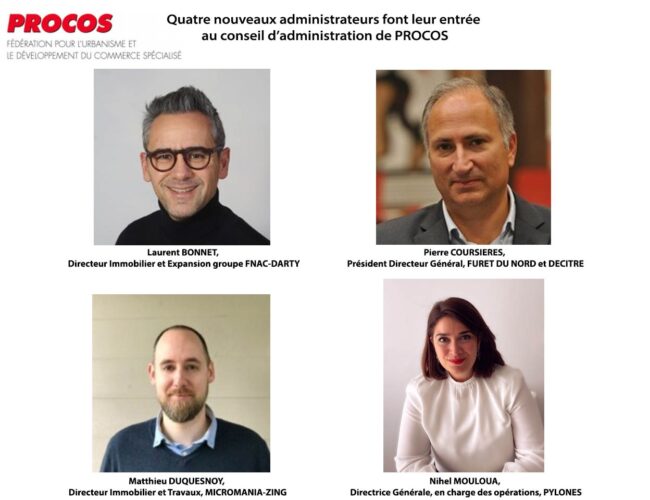 PROCOS : 4 nouveaux administrateurs font leur entrée au conseil d’administration