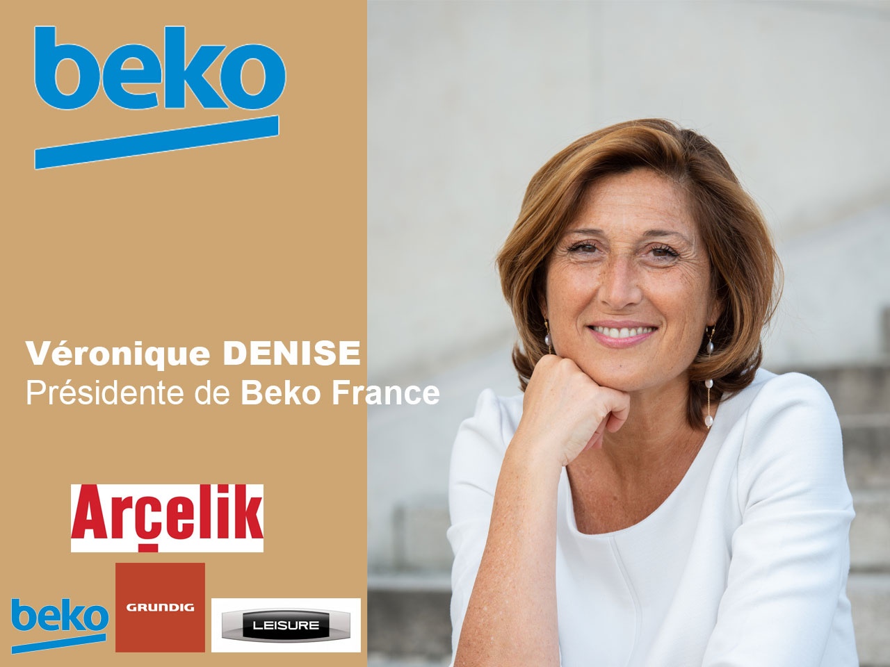 Beko France accueille Véronique DENISE comme nouvelle présidente