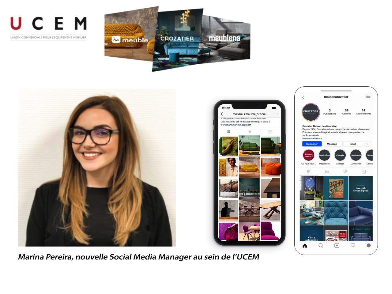 Marina Pereira rejoint l’UCEM en tant que Social Media Manager