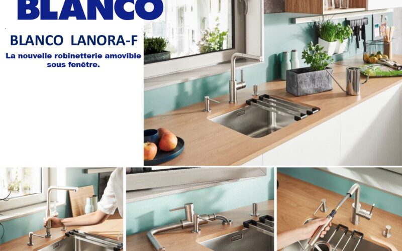 BLANCO LANORA-F : une nouvelle robinetterie amovible sous fenêtre