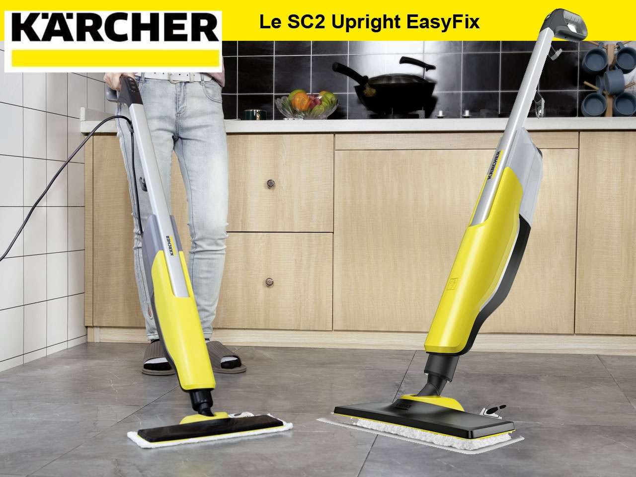 Kärcher lance son nouveau balai vapeur : le SC2 Upright Easyfix