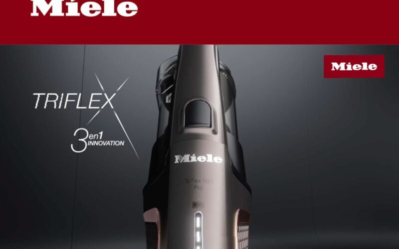 MIELE revient en TV avec un dispositif de sponsoring autour de son aspirateur balai Triflex