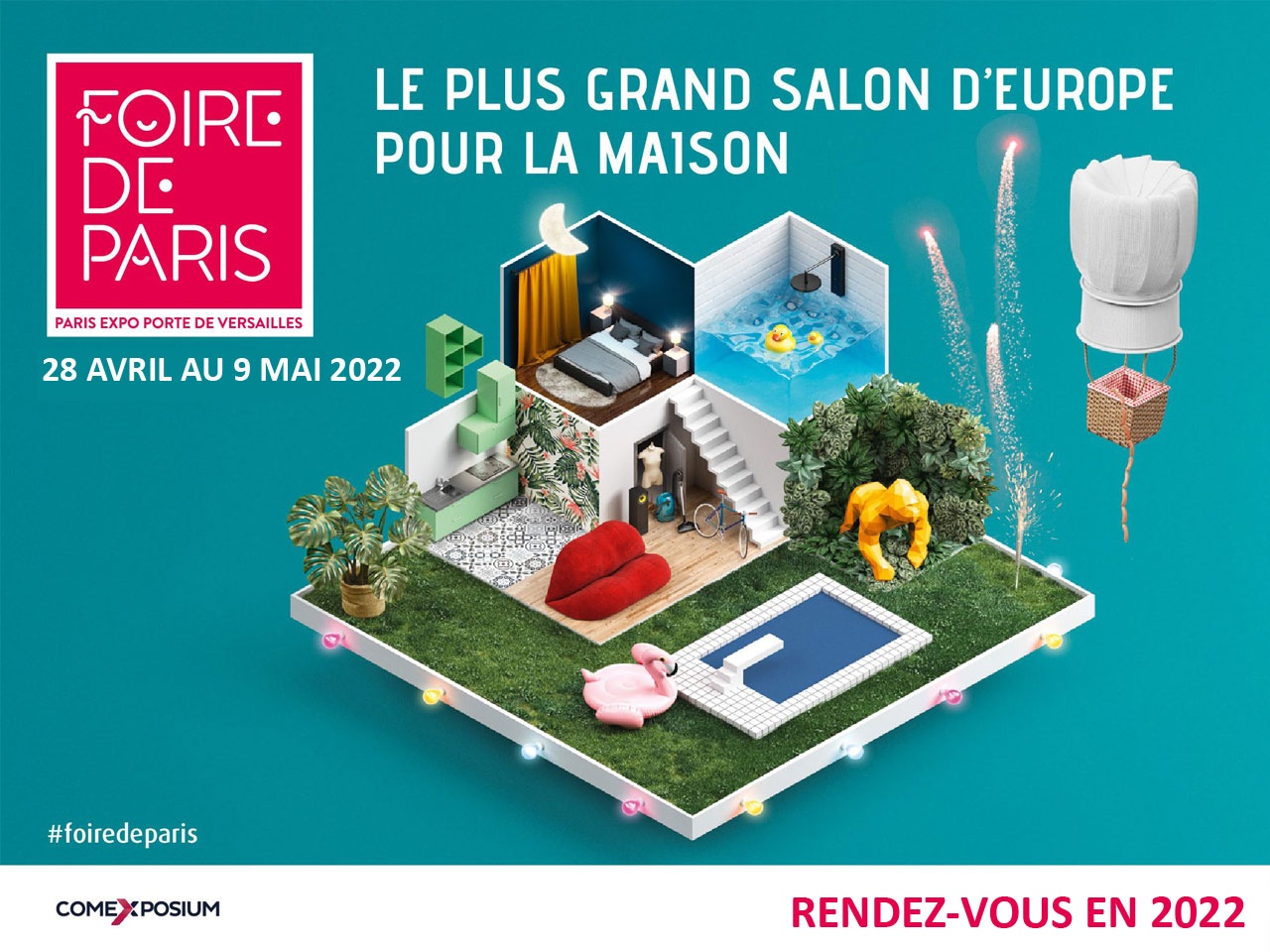 Foire de Paris se tiendra du 28 avril au 9 mai 2022