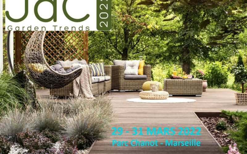 Les JdC Garden Trends reviendont du 29 au 31 mars 2022 au Parc Chanot à Marseille