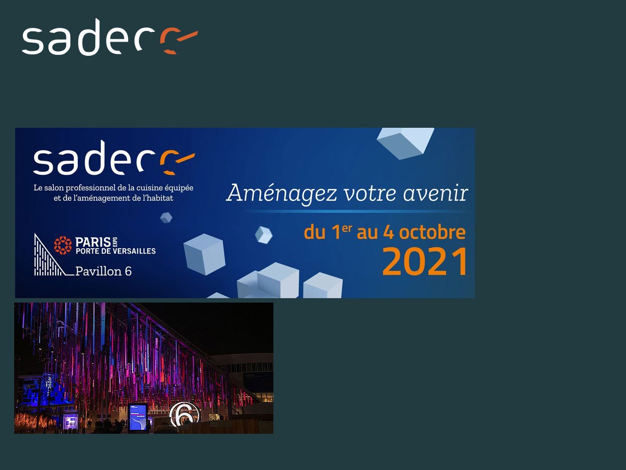 Le SADECC aura lieu du 1 au 4 octobre 2021 sur le thème : « Aménagez votre avenir »