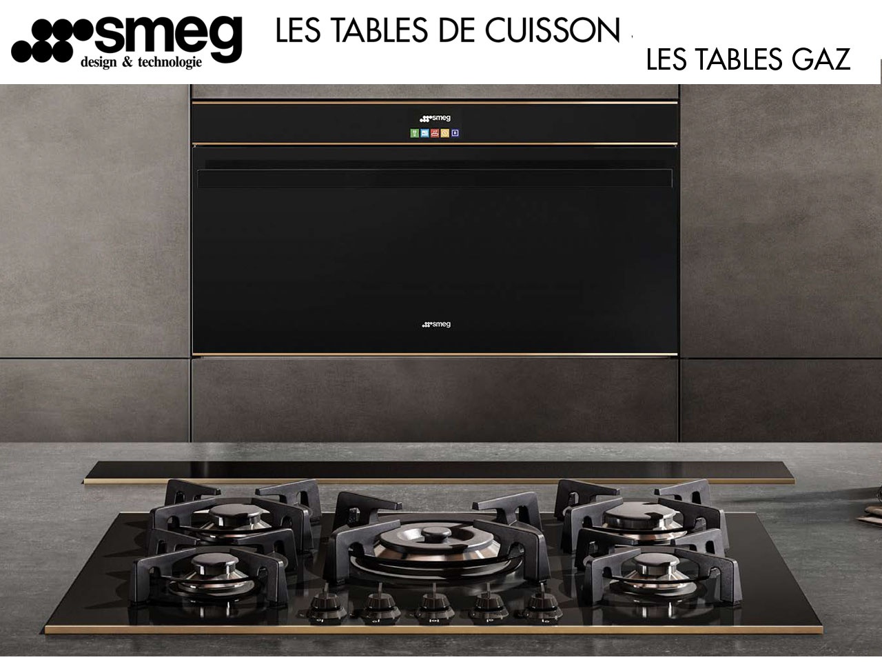 SMEG : Des tables de cuisson qui allient design et technologie