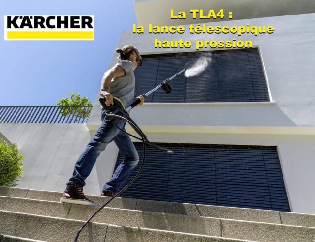 Kärcher : Rien n’est inaccessible pour Kärcher qui innove avec la lance télescopique haute pression, TLA4
