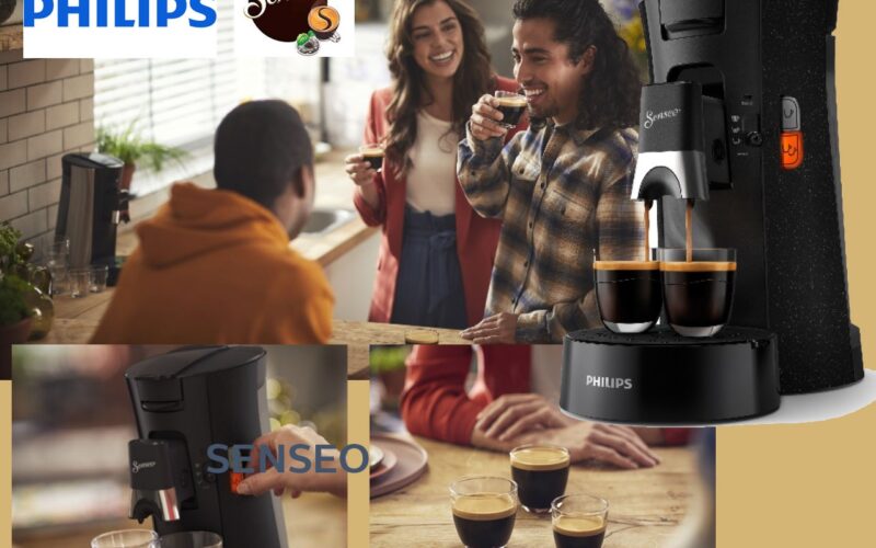 Philips présente sa nouvelle machine à café SENSEO® Select.