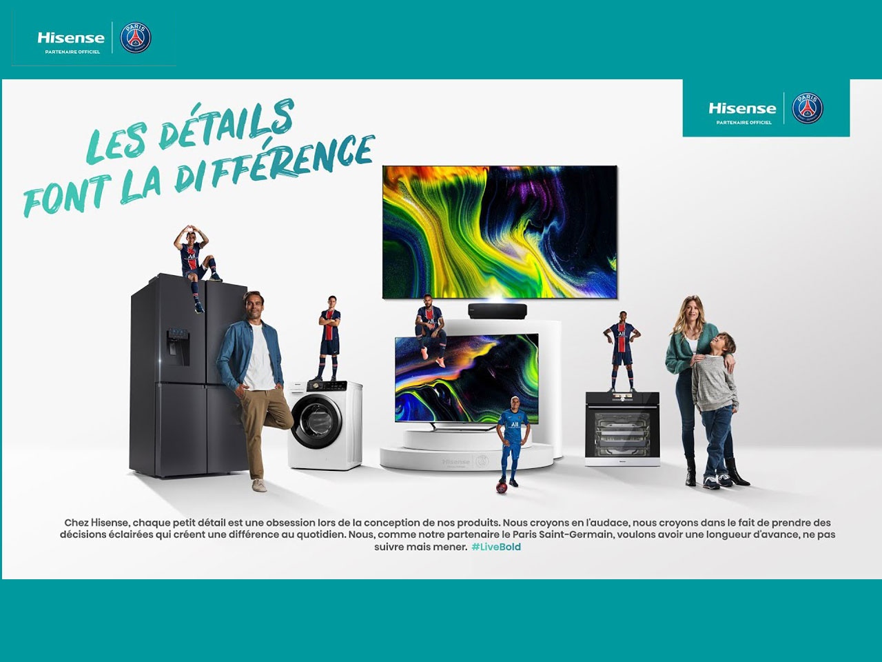 HISENSE, retrouve son partenaire Le Paris Saint-Germain