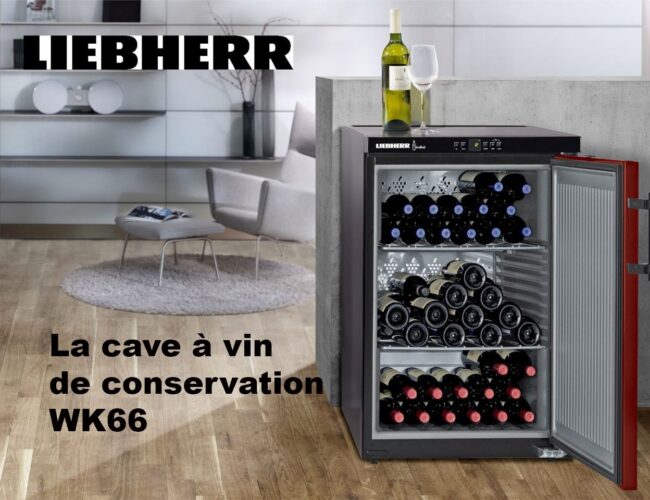 LIEBHERR, avec sa cave à vin de conservation WK66, veut rendre les Français heureux !