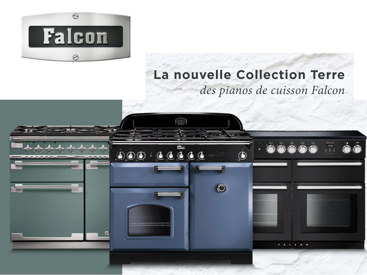 Falcon, avec sa nouvelle Collection Terre, pare ses pianos de cuisson de teintes inspirées de la nature