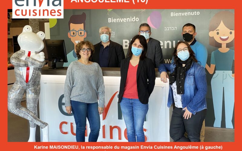 Envia Cuisines ouvre sous l’impulsion de Karine Maisondieu, un magasin à Angoulême (16) 