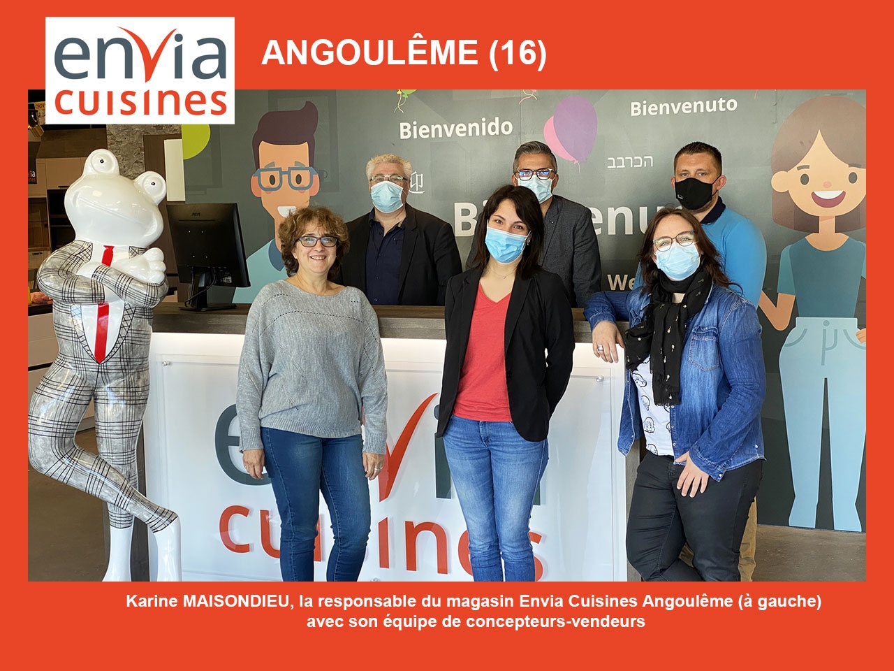 Envia Cuisines ouvre sous l’impulsion de Karine Maisondieu, un magasin à Angoulême (16) 