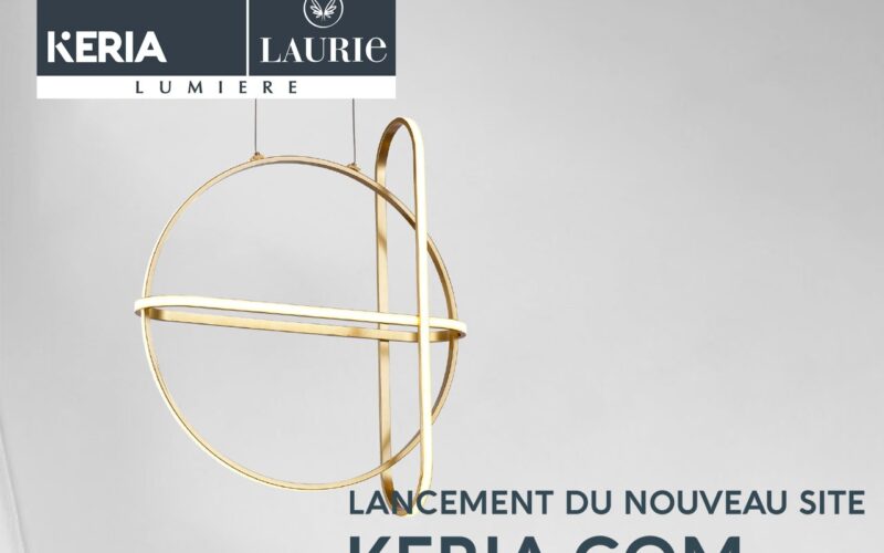 LAURIE LUMIERE s’invite sur le nouveau site KERIA pour une nouvelle expérience client phygitale