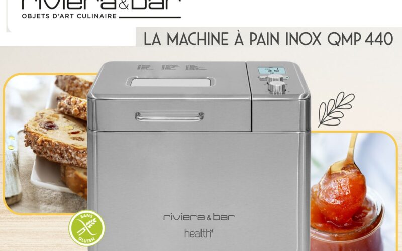Riviera-et-Bar présente la nouvelle Machine à pain : Inox QMP 440