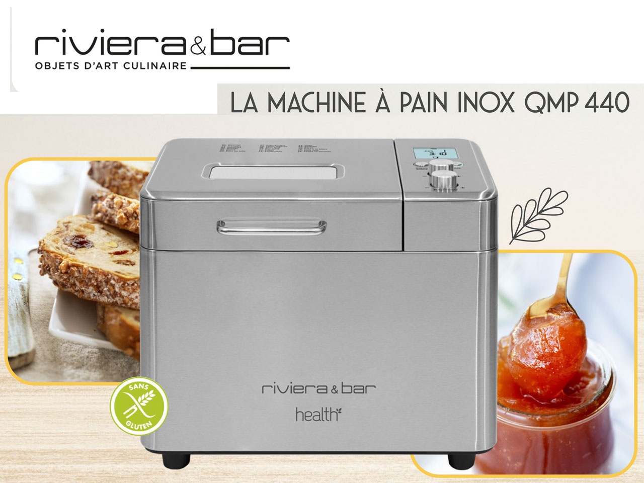 Riviera-et-Bar présente la nouvelle Machine à pain : Inox QMP 440