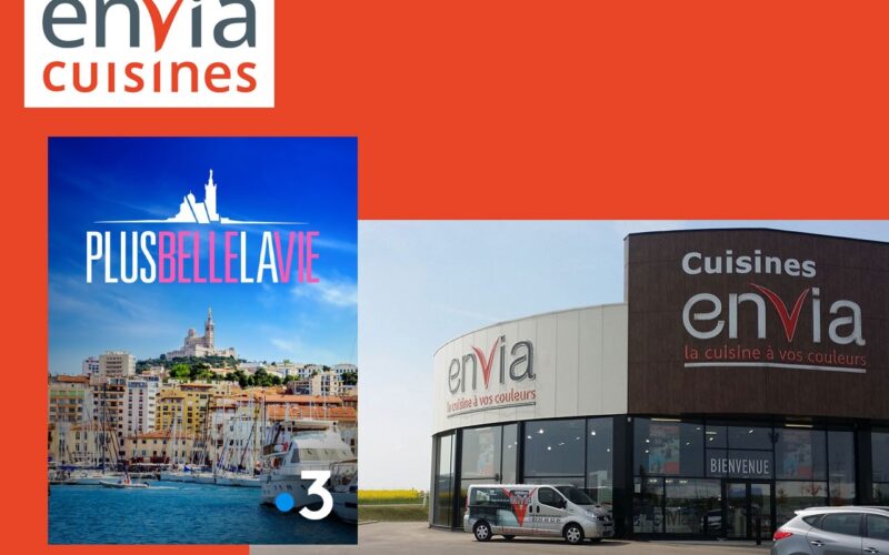 Envia Cuisines lance une campagne télé en partenariat avec « Plus belle la vie » sur France 3 TV