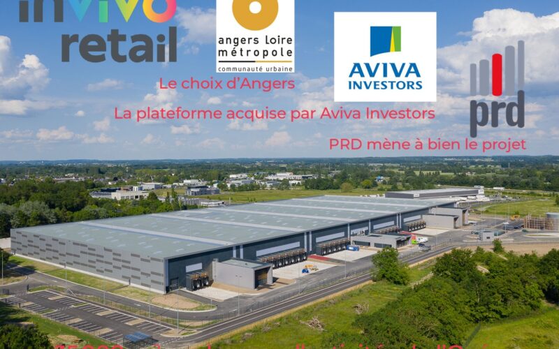 InVivo Retail inaugure sa plateforme logistique sur le parc d’activités de l’Océane à l’Est d’Angers