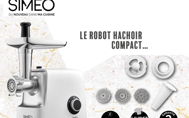 SIMÉO présente son Robot hachoir compact…