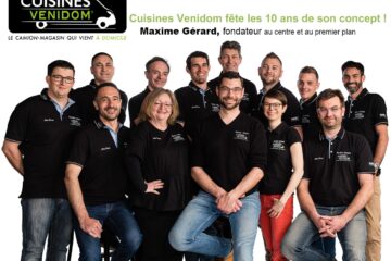 Cuisines Venidom, l’enseigne au camion-magasin, fête les 10 ans de son concept !
