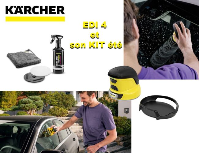 Kärcher innove sur son dégivreur de vitres EDI 4 pour le rendre polyvalent