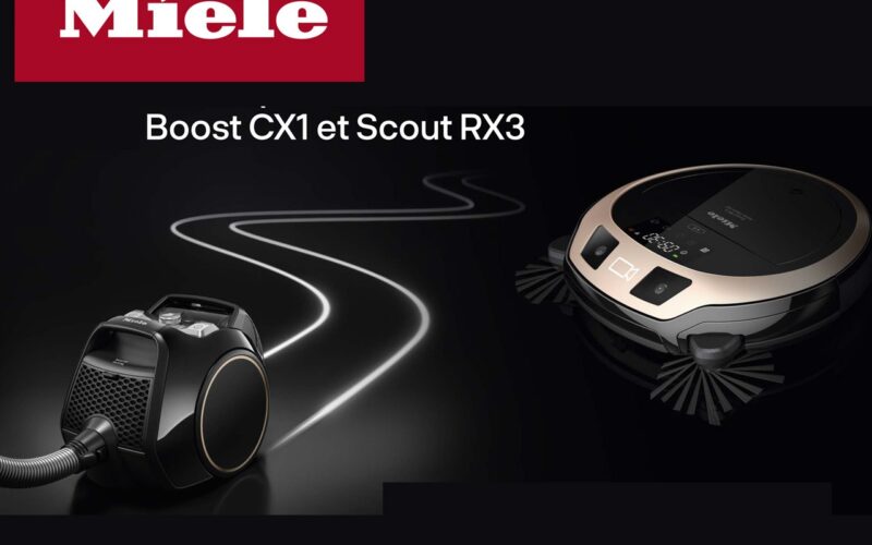 MIELE présente deux nouveaux aspirateurs : Boost CX1 et Scout RX3