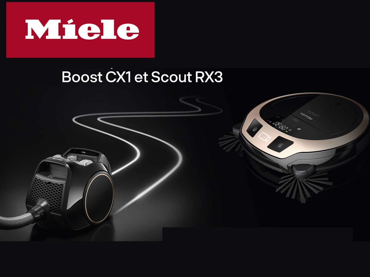 MIELE présente deux nouveaux aspirateurs : Boost CX1 et Scout RX3