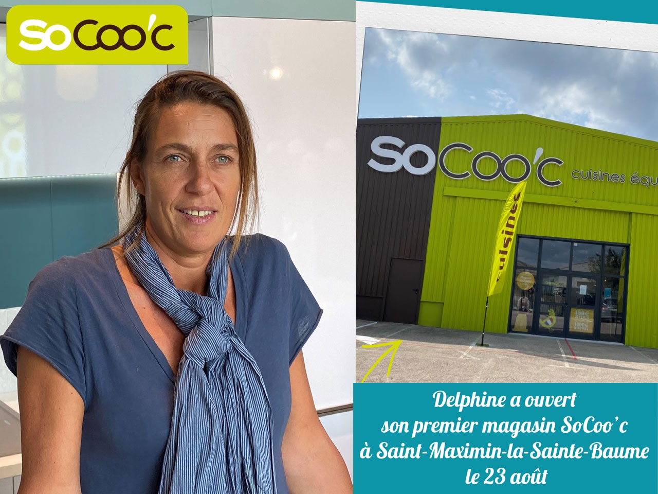 SOCOO’C présente Delphine, nouvelle franchisée à Saint-Maximin-la-Sainte-Baume 
