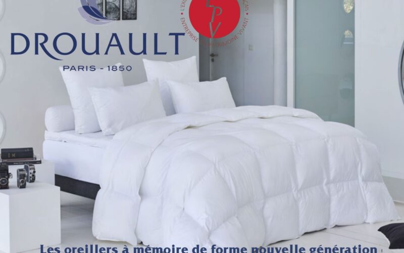 Maison Drouault : deux nouveaux oreillers innovants à mémoire de forme 