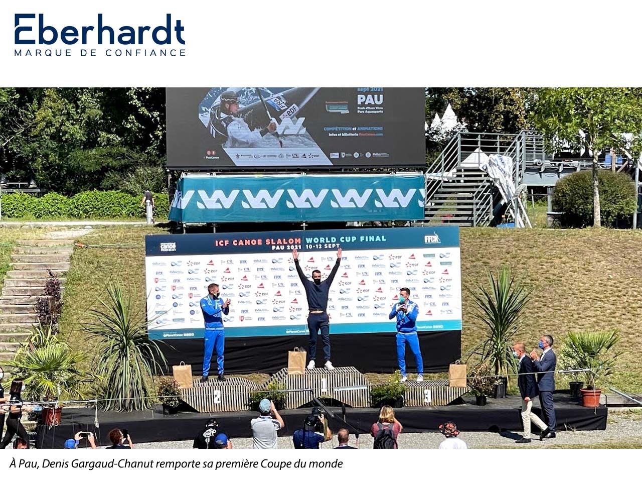 Eberhardt s’engage dans le sponsoring du Canoë-Kayak slalom depuis 2004 !