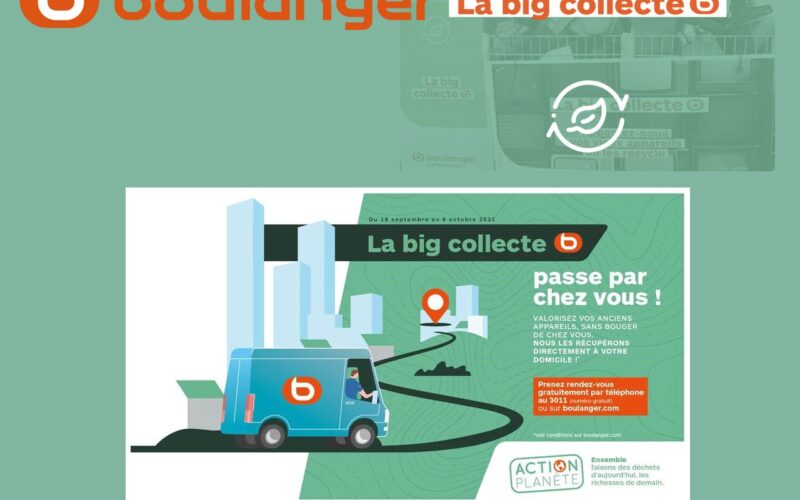 Boulanger : coup d’envoi de la 3ème édition de la Big Collecte dans toute la France