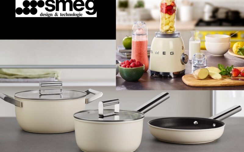 SMEG agrandit sa gamme d’ustensiles de cuisson et présente ses accessoires PEM 
