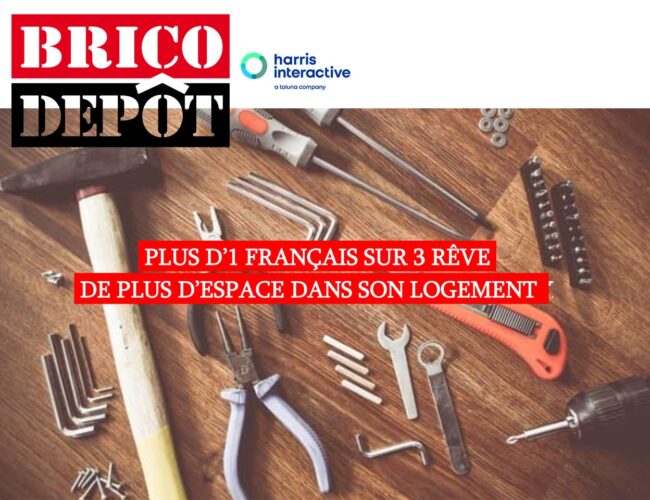 BRICO DÉPÔT et Harris Interactive dévoilent les résultats d’une étude sur les projets d’aménagement des Français 