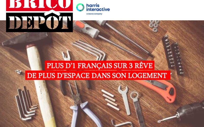BRICO DÉPÔT et Harris Interactive dévoilent les résultats d’une étude sur les projets d’aménagement des Français 