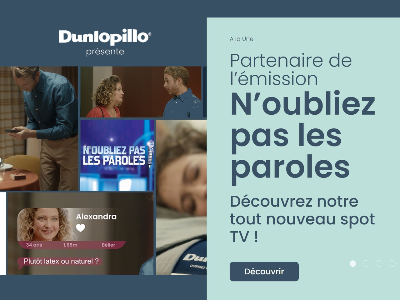 Dunlopillo reprend la parole en TV et retrouve le ton décalé de son image de marque !