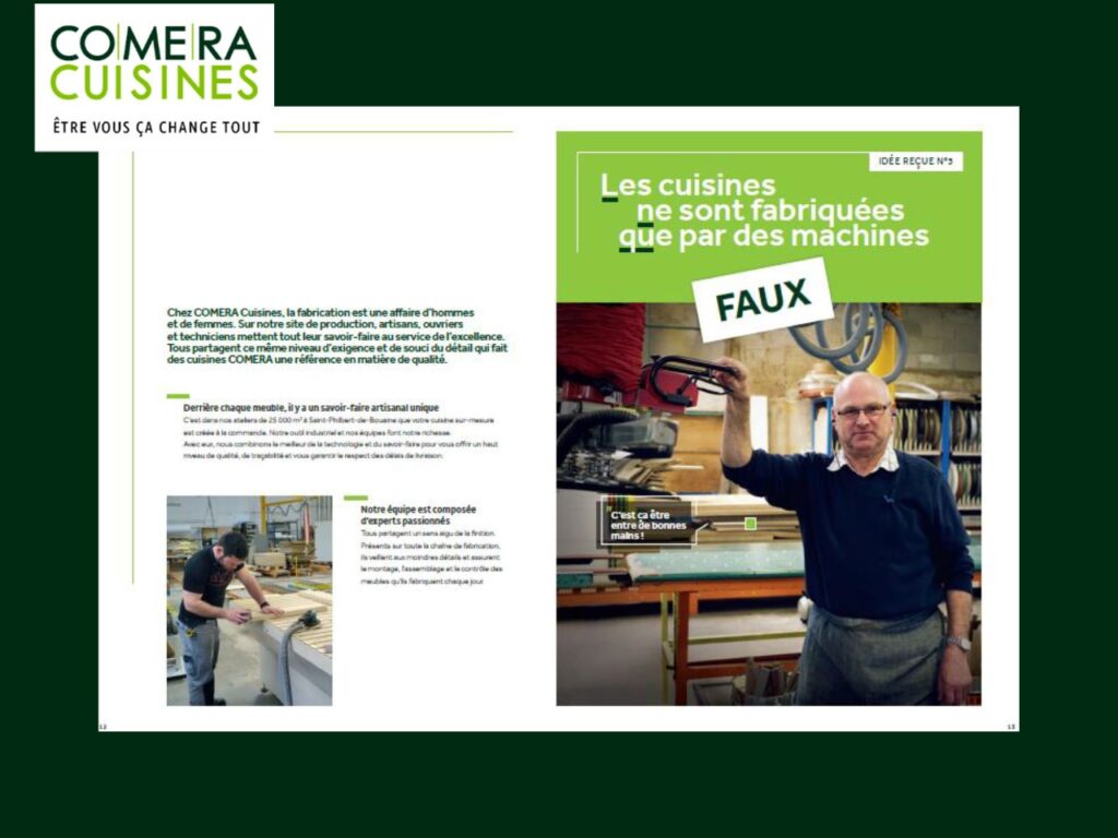 COMERA Cuisines un nouveau catalogue à l'image de la marque Origine