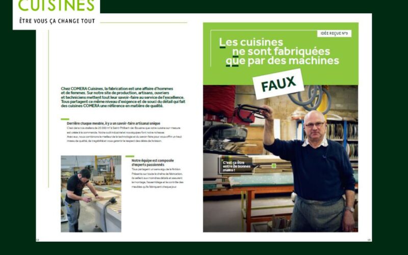 COMERA Cuisines : un nouveau catalogue à l’image de la marque Origine France Garantie